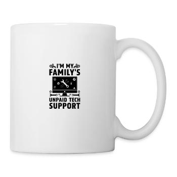I'm My Family's Unpaid Tech Support - Tasse - Weiß - Rechts
