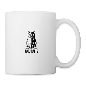 Schrödinger's Cat is Dead and Alive - Tasse - Weiß - Rechts