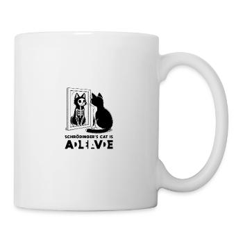 Schrödinger's Cat Alive Dead - Mug - white - Right
