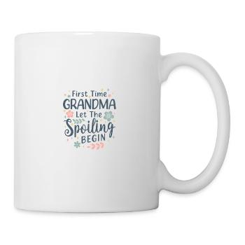 First Time Grandma Let the Spoiling Begin - Mug - white - Right