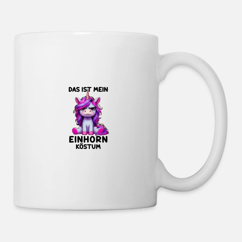Das Ist Mein Einhorn Kostüm - Tasse - Weiß