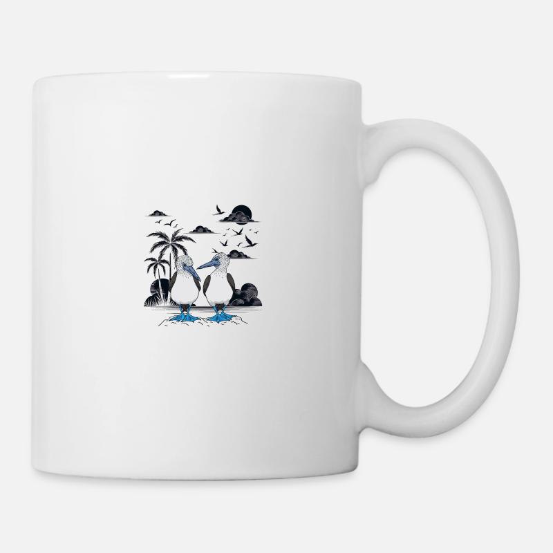 Galapagos Islands Blaufußtölpel - Tasse - Weiß