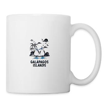 Îles Galápagos - Mug blanc - blanc - Droite