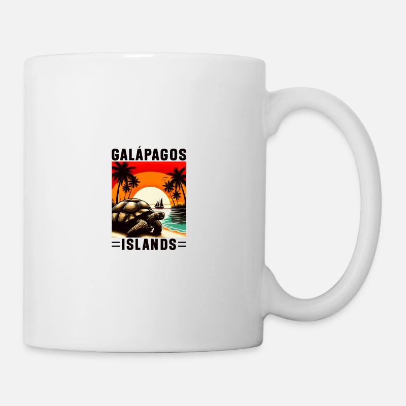 Galapagos Tortoise Galápagos Islands - Tasse - Weiß