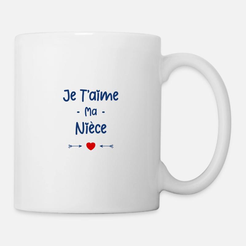 Je t'aime ma Nièce - Mug blanc - blanc