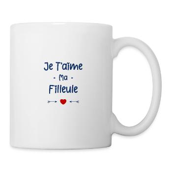 Je t'aime ma Filleule - Mug blanc - blanc - Droite