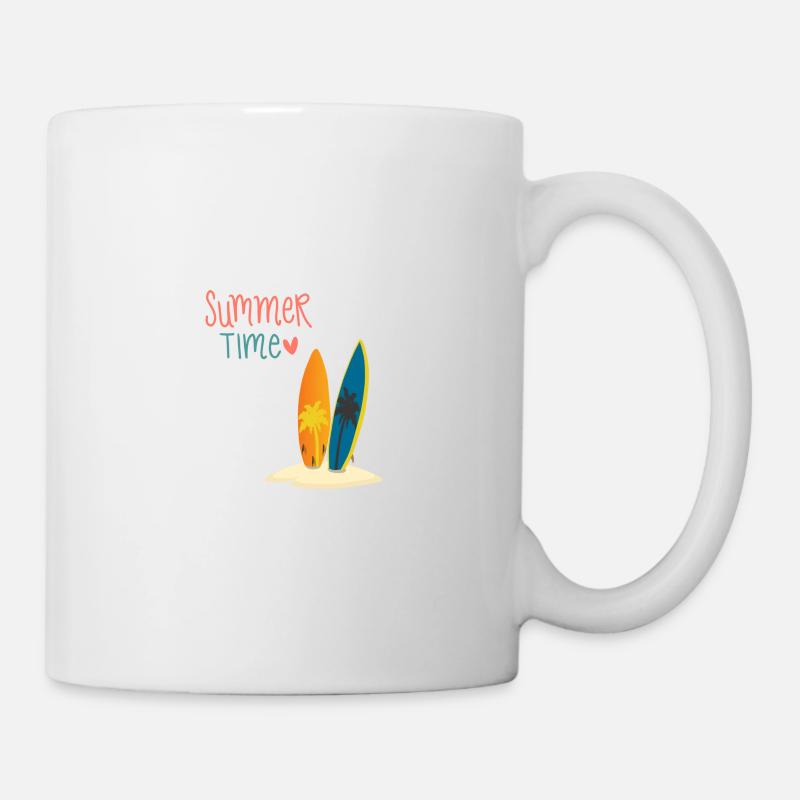 Summer Time - Tasse - Weiß