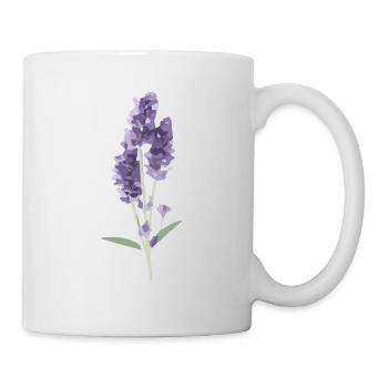 Lavendel - Tasse - Weiß - Rechts