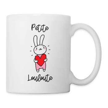 Petite Louloute - Bébé - Naissance Fille - Humour - Mug blanc - blanc - Droite