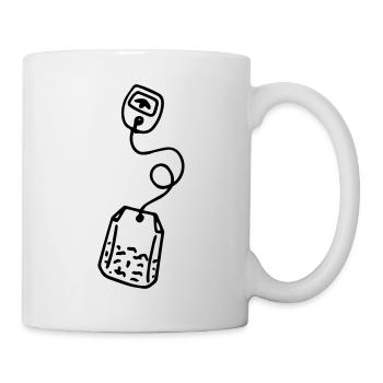 Sachets de thé Tasse de thé Buveur de thé Tea Tealover - Mug blanc - blanc - Droite