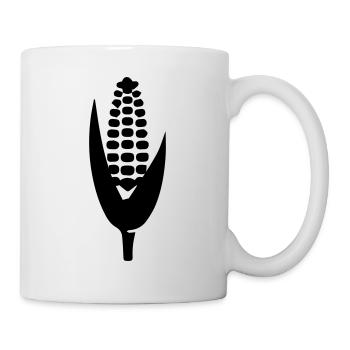 Symbole du maïs - Mug blanc - blanc - Droite