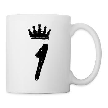 1 number crown - Mug - white - Right