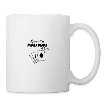 Mau Mau Offizielles Shirt - Tasse - Weiß - Rechts