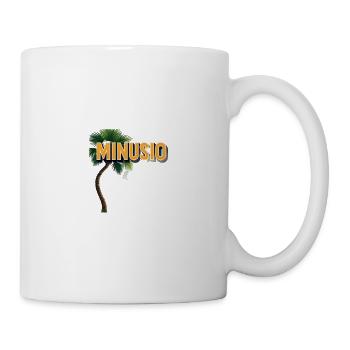 Palmier tropical avec inscription Minusio - Mug blanc - blanc - Droite