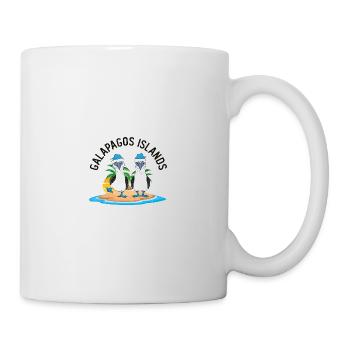 Galapagosinseln Blaufußtölpel Weihnachten - Tasse - Weiß - Rechts