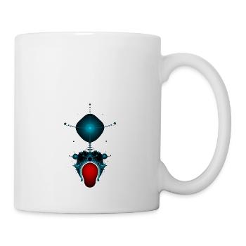 Space Alien Fractal Art Mandelbrot Fractimage - Mug - white - Right