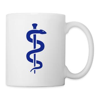 aeskulap_natter_1c - Tasse - Weiß - Rechts