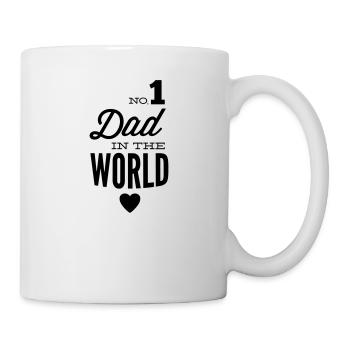 no1 dad of the world - Mug blanc - blanc - Droite