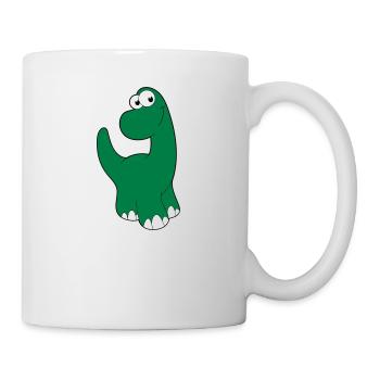 Dinosaurier - Tasse - Weiß - Rechts