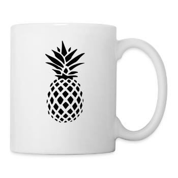ananas - Mug blanc - blanc - Droite