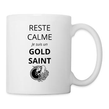 Stay Calm I'm a Gold Saint Taurus Anime - Mug - white - Right