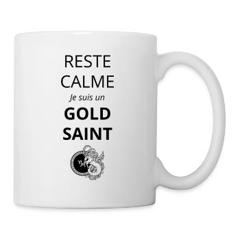 Stay Calm I'm a Gold Saint Capricorn Anime - Mug - white - Right