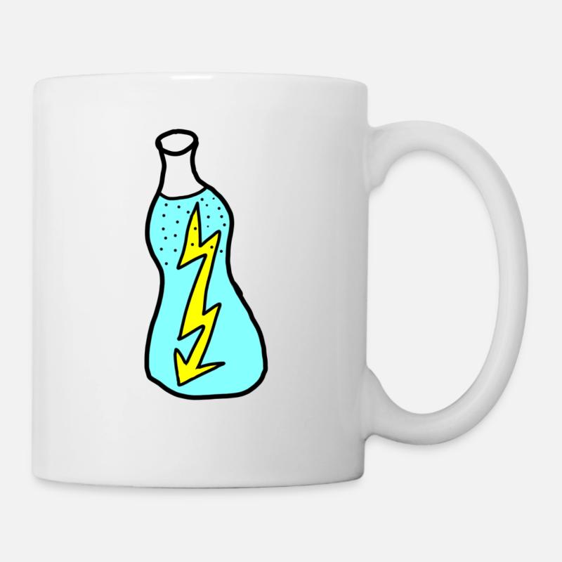 Bouteille Lightning - Mug blanc - blanc