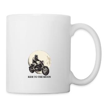Ritt zum Mond - Tasse - Weiß - Rechts