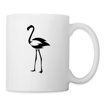 Flameingo bird - Mug - white - Right