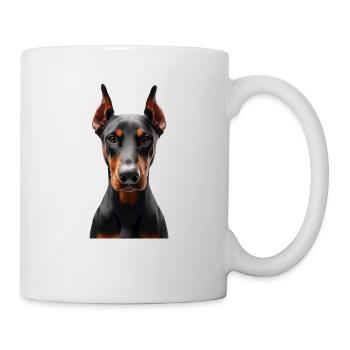 Doberman - Mug blanc - blanc - Droite