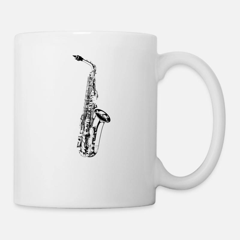 Sax - Mug blanc - blanc