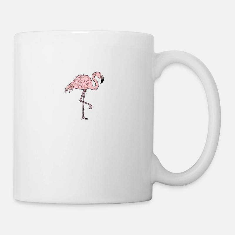 Flamingo - Comicstyle - Mug - white