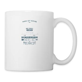 Lieben was man tut - Industriekauffrau - Tasse - Weiß - Rechts