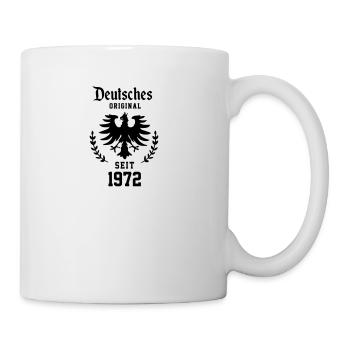 1972 - Geburtstag - Birthday - Geburt - Ehrentag - Tasse - Weiß - Rechts