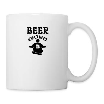 Bier-Guru Bier-Experte - Tasse - Weiß - Rechts