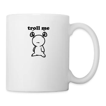 Trollme blak - Mug - white - Right
