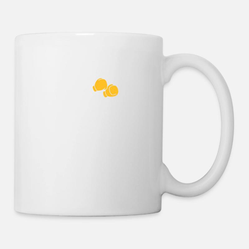A Boxer Exercising In The Ring - Mug - white