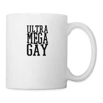 Homosexuelles t-shirts Ultra Mega Homosexuelles - Tasse - Weiß - Rechts