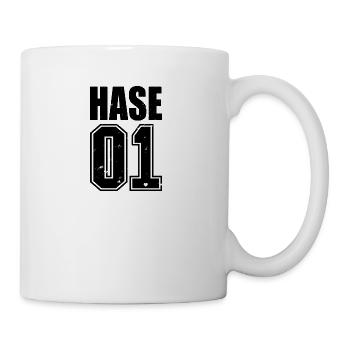 Hare No. 1 Hasi Mouse Mausi Treasure King Queen - Mug - white - Right