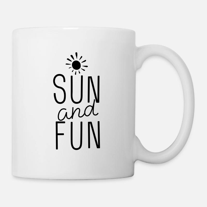 SUN and FUN - Mug blanc - blanc