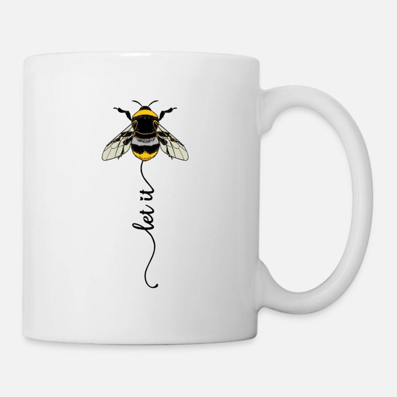 Bourdon abeille - Mug blanc - blanc