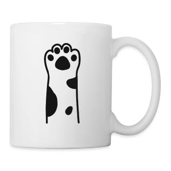 Cat pet paw cat animal kitten cats - Mug - white - Right