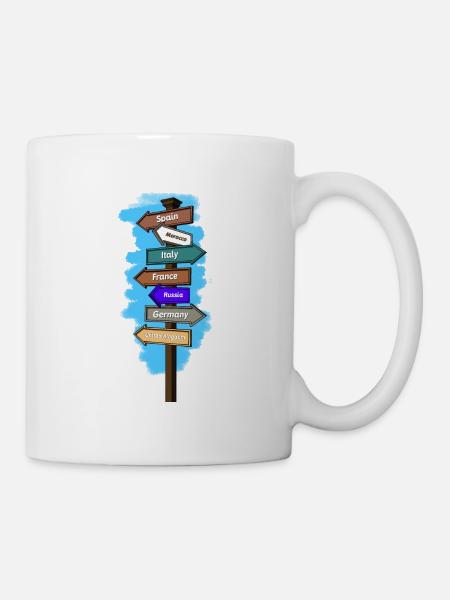 Voyage - Mug blanc - blanc