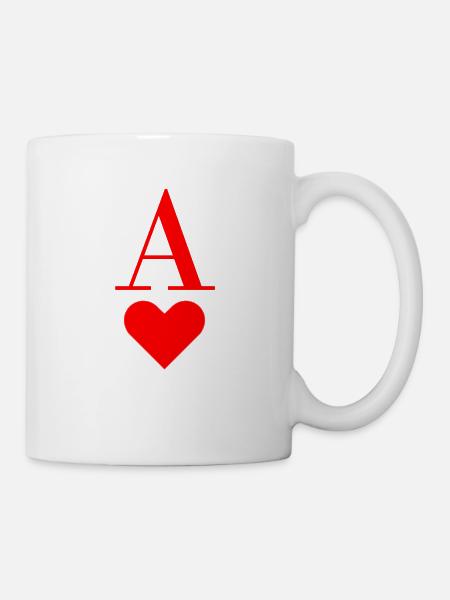 Herz As - Mug blanc - blanc