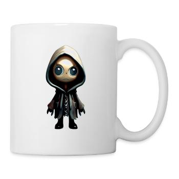 Niedliches Monster - Tasse - Weiß - Rechts