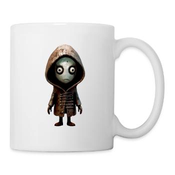 Niedliches Monster - Tasse - Weiß - Rechts