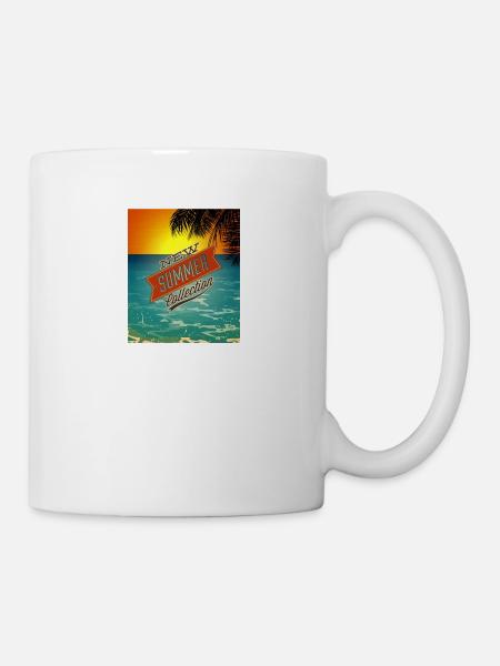Sommer Cool Zitate - Tasse - Weiß