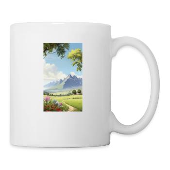 Paysage - Mug blanc - blanc - Droite