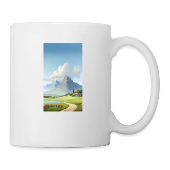 Paysage - Mug blanc - blanc - Droite