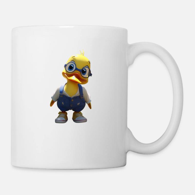 Süsse Ente - Tasse - Weiß